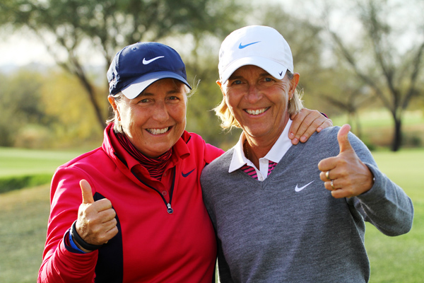 Pia Nelson and Lynn Marriott