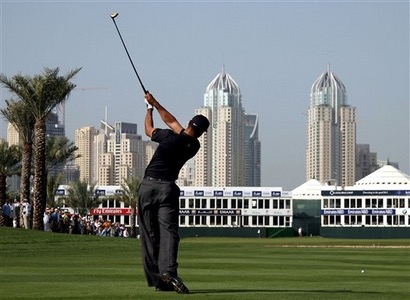Tiger Wood at Dubi